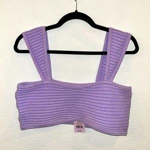 Wild Fable Purple Crop Top Size Large